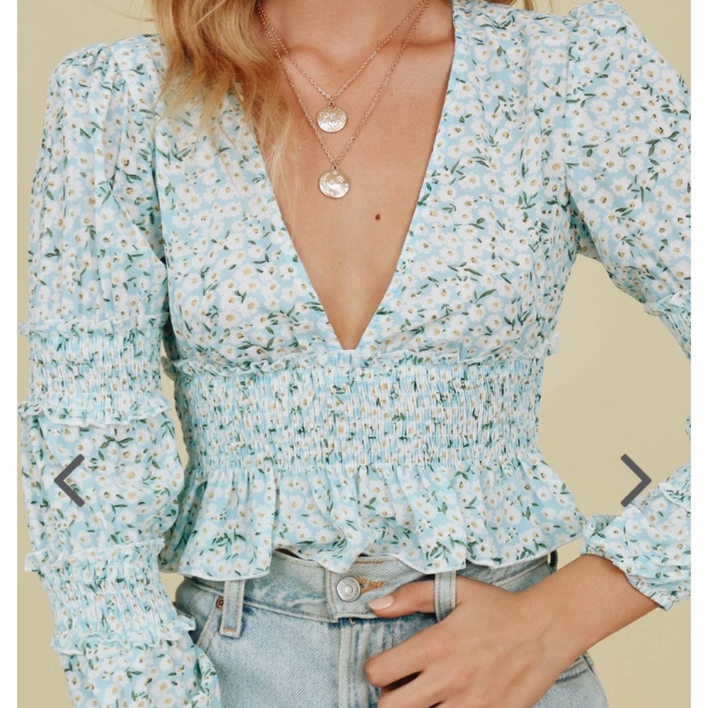 Natasha Floral Top